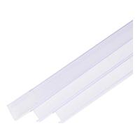 INCREWAY Protezioni antiscivolo per ante di armadietti, 8 pezzi, in plastica trasparente, per proteggere mobili da cucina, sgabelli, pedane e sedie da scheggiature, adatte per spessore di 18-20 mm