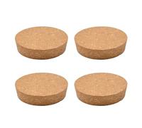 INCREWAY Tappi in sughero conici, 4 pezzi, tappi conici in legno per bottiglie di vino, tappi di ricambio per bottiglie di vino, barattoli di vetro, 91 x 85 x 20 mm