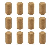 INCREWAY Tappi per vino, 12 tappi dritti, tappi per vino naturali, tappi per vino di alta qualità per imbottigliamento di vini (25 x 44 mm)