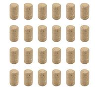 INCREWAY Tappi per vino, 24 tappi dritti, tappi per vino naturali, tappi per vino di alta qualità per imbottigliamento di vini (21 x 37 mm)
