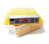 INCUBATRICE 48 UOVA ANIMALI PROFESSIONALE AUTOMATICA GIRAUOVA DISPLAY LCD + KIT SVEZZAMENTO GRATIS