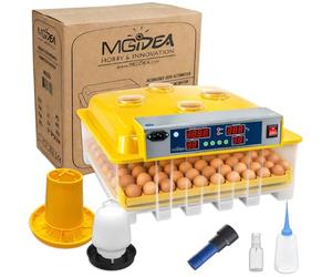 INCUBATRICE 56 PLUS POSTI AUTOMATICA GIRAUOVA IGROMETRO KIT SVEZZAMENTO COVA UOVA