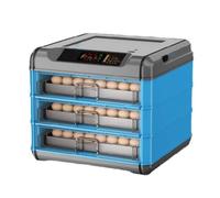 Incubatrice automatica a 192 uova con controllo della temperatura e tornitore per uova, dispositivo digitale da cova per polli, anatre, quaglie e uccelli, perfetto per l'allevamento di pollame