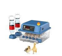 Incubatrice automatica con una capacità di 15/24/36 uova, dotata di funzioni automatiche di ribaltamento delle uova e umidificazione. Adatto per uova di gallina, quaglia e anatra. (24 uova)