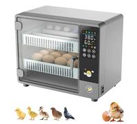Incubatrice automatica per uova e incubatrice automatica 24 uova, ritorno automatico delle uova e umidificazione mediante atomizzazione ad ultrasuoni, controllo della temperatura, qualsiasi tipo di