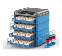 Incubatrice automatica per uova, macchina da cova digitale con controllo completamente automatico e dell'umidità per cova galline, anatre, quaglie e uova di uccelli, capacità 256