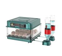 Incubatrice completamente automatica, 10/15/24/36 uova con rotazione automatica delle uova e umidificazione automatica, macchina da cova completamente automatica per uova di gallina, quaglia e uova di