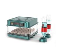 Incubatrice completamente automatica, 10/15/24/36 uova con rotazione automatica delle uova e umidificazione automatica, macchina da cova completamente automatica per uova di gallina, quaglia e uova di