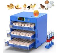 Incubatrice Con Rotazione Automatica Delle Uova E Aggiunta Automatica Di Acqua, Candela Per Uova, Controllo Della Temperatura/Umidità,Schermo A Colori A Led, Per Polli,Anatre,Oche,Quaglie 176Eggs