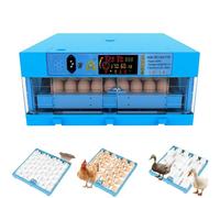 Incubatrice digitale intelligente for uova con ribaltatore automatico, controllo preciso della temperatura e dell'umidità for far schiudere in modo efficiente uova di pollo, anatra e quaglia(64 Eggs)