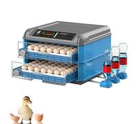 Incubatrice for Uova Completamente Automatica for 128-500 Uova, Schiusa Digitale con Girauova e Controllo della Temperatura for Polli, Oche, Anatre, Quaglie - Incubatrice for Pollame(128)