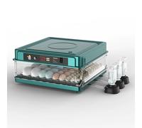 Incubatrice for Uova di Gallina, con Girauova Automatico, Sperauova e Controllo Della Temperatura, for la Cova di Uova di Gallina, Quaglia, Uccello e Anatra(48pieces)