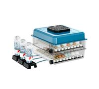Incubatrice for Uova, Rotazione Automatica Delle Uova, Controllo Della Temperatura e Dell'umidità, Candela for Uova, Incubatrice Professionale for Polli, Anatre, Oche, Quaglie(98pieces)