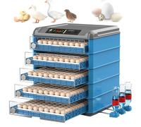 Incubatrice per 500 uova per polli da cova con rotazione automatica delle uova e controllo dell'umidità, speratrice per uova integrata, incubatrici per uova da cova, anatre e altri uccelli