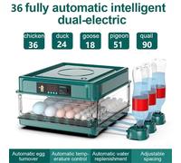 Incubatrice per 9/15/24/36 uova con EggIncubator a cassetto con rifornimento automatico a base d'acqua ionico e Contro di temperatura