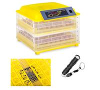 Incubatrice per la schiusa di un massimo di 96 uova + ovoscopio da 120W