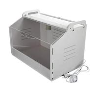 Incubatrice per pollame con termometro Incubatore di alta qualità Lampada per pulcini Foglio industriale 48x30x30cm Illuminazione e accessori