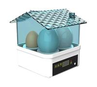 Incubatrice per pulcini,4-Griglia Ruota Manuale Display LED Trasparente Controllo Umidità | Mini Incubatore per la Di Polli | Per Agriturismo Laboratorio E Esperimento in Aula