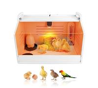 Incubatrice per pulcini SanBouSi con lampada riscaldante, finestra trasparente, scatola per l'allevamento di pulcini, incubatrice riscalda fino a 15 pulcini per galline, oche, anatre, colombe, quaglie