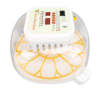 Incubatrice per Uova 12 Posti con Rotazione Automatica e Controllo dell'Umidità, Incubatore per Uova di Pollo e Quaglia con Ventilato