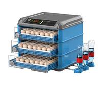 Incubatrice per uova, 128-500 uova, completamente automatica, con controllo della temperatura e tornitore automatico per cova polli, anatre, quaglie, oca