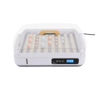 Incubatrice per uova 35 uova con rotazione automatica - Incubatore con display a LED, temperatura e controllo dell'umidità, macchina incubatrice per uova di pollo, anatra, quaglia e pappagalli