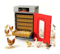 Incubatrice Per Uova Automatica,Incubatore Digitale Con Display, Controllo Temperatura E Rotazione Uova, Armadio Incubatore Per Pollame,Capacità Di 400 Uova(220V)