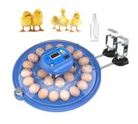 Incubatrice Per Uova Automatica,Incubatrice Per Uova,Con 26 Uova,Con Rotazione e Umidificazione Automatica Delle Uova,Controllo Della Temperatura,Luce Per Le Uova,Adatto a Tutti i Tipi Di Uova,Ecc.