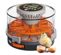 Incubatrice per uova automatica Okköbi - Incubatrice per 12 o 20 uova gallina - Controllo automatico temperatura e umidità - Gira uova - Luce per test uova - Facile da usare