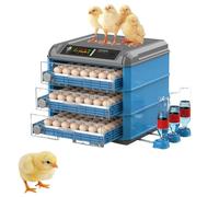 Incubatrice per uova, completamente automatica, con rotazione automatica delle uova e schermo LED, ideale per galline e anatre, capacità 24-300 uova