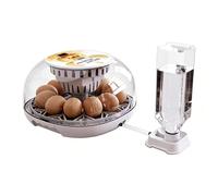 Incubatrice per Uova da 12 Uova con Rifornimento Automatico di Acqua, Incubatrice for Pollame a Risparmio Energetico for Uova di Pollo, Anatra, Quaglia, Piccione