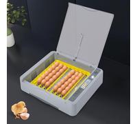 Incubatrice per uova da 36 uova completamente automatica con rotazione delle uova, temperatura e umidità regolabili per pollame, incubatrice multiuso con indicatore LED