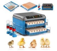 Incubatrice Per Uova Da Cova, Modello 24-192, Per Uova Di Pollame, Con Rotazione Automatica E Aggiunta Automatica De-ll'acqua, Controllo Preciso Della Temperatura E De-ll'umidità(128eggs)