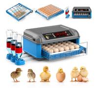 Incubatrice Per Uova Da Cova, Modello 24-192, Per Uova Di Pollame, Con Rotazione Automatica E Aggiunta Automatica De-ll'acqua, Controllo Preciso Della Temperatura E De-ll'umidità(24eggs)