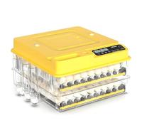 Incubatrice per uova da cova per 24 uova, controllo automatico dell'umidità e tornitore per uova, allarme digitale della temperatura per polli