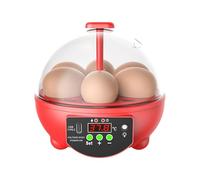 Incubatrice Per Uova Di Gallina - Incubatrice Da Per Uova Con Finestra Trasparente Da 21,5x15,5x11,5 Cm, Candela Per Pollame A 6 Slot Con Controllo Automatico Della Temperatura E 'umidità Per