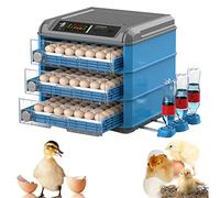 Incubatrice per uova, macchina automatica per schiudere il pollame con controllo della temperatura e dell'umidità, schermo LED per polli, anatre e uccelli, capacità 192-256-500