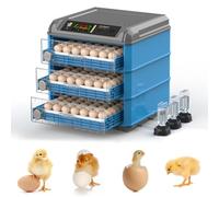 Incubatrice per uova, macchina da cova digitale con controllo dell'umidità, tornitura automatica per uova di pollo, quaglia, anatra e uccelli