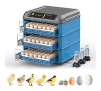 Incubatrice per uova, macchina da cova digitale con controllo dell'umidità, tornitura automatica per uova di pollo, quaglia, anatra e uccelli