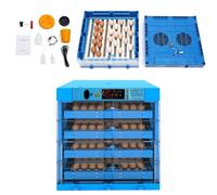 Incubatrice per Uova Professionale con rifornimento automatico di acqua ionica e controllo della temperatura - Incubatrice Automatica per Uova di Gallina e Pollame con Rotazione Automatica,256Egg