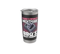 Incubo del maiale - pulled pork Bicchiere termico in acciaio inox doppia parete