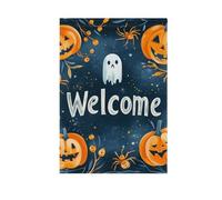 Incubo Halloween Zucche Arancione Ragno Grimace inverno bandiere all'aperto bandiere all'aperto banner per la decorazione esterna 28x40 double sided