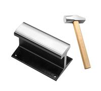 Incudini multiuso robuste in acciaio pressofuso, 10 kg, strumento da fabbro per piegare e modellare con base stabile per la creazione di gioielli