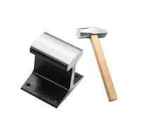 Incudini multiuso robuste in acciaio pressofuso, 10 kg, strumento da fabbro per piegare e modellare con base stabile per la creazione di gioielli