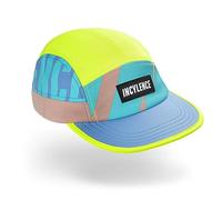 INCYLENCE Berretto da corsa, leggero e traspirante, per allenamenti sudati, unisex, misura regolabile, elevata funzionalità, asciugatura rapida, beige, giallo fluo, Taglia unica