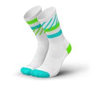 INCYLENCE Calzini da corsa per uomo e donna con leggera compressione, 1 paio, Verde ciano, 43-46