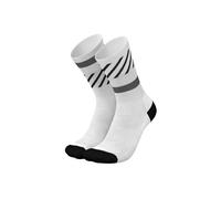 INCYLENCE RUNNING - Calzini lunghi da corsa con compressione mirata, per uomo e donna, 1 paio, bianco, 43-46