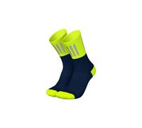 INCYLENCE High Viz - Calzini da corsa con riflettori, funzionali e traspiranti per la massima visibilità, 1 paio, V3 Blue Canary, 35-38