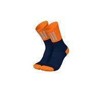 Incylence high viz v3 running socks blue orange fluo