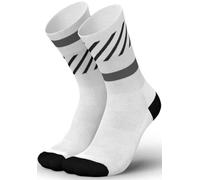 INCYLENCE RUNNING - Calzini lunghi da corsa con compressione mirata, per uomo e donna, 1 paio, bianco, 35-38